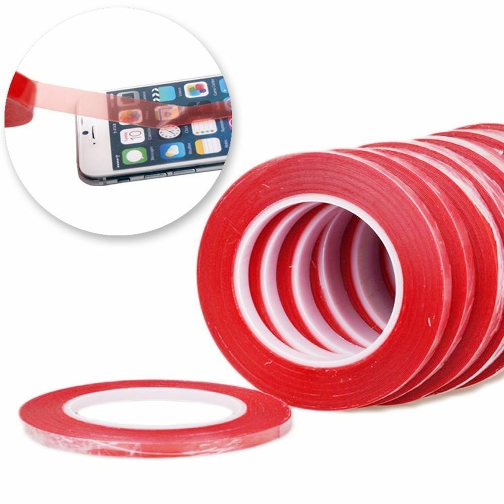 25m Red Film 3m Transparent Double Sided Sticky Adhesive Tape Cell Phone Repair