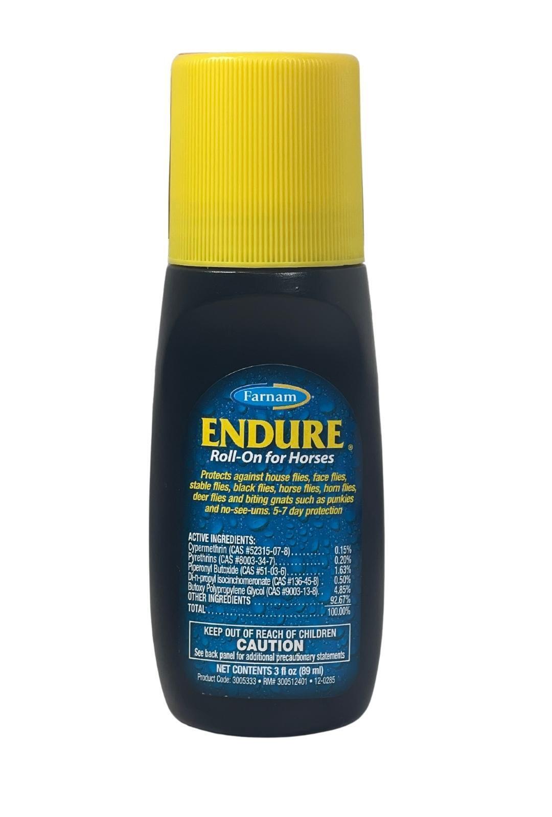 Endure Sweat Resistant Roll On Fly Repellent - 3oz
