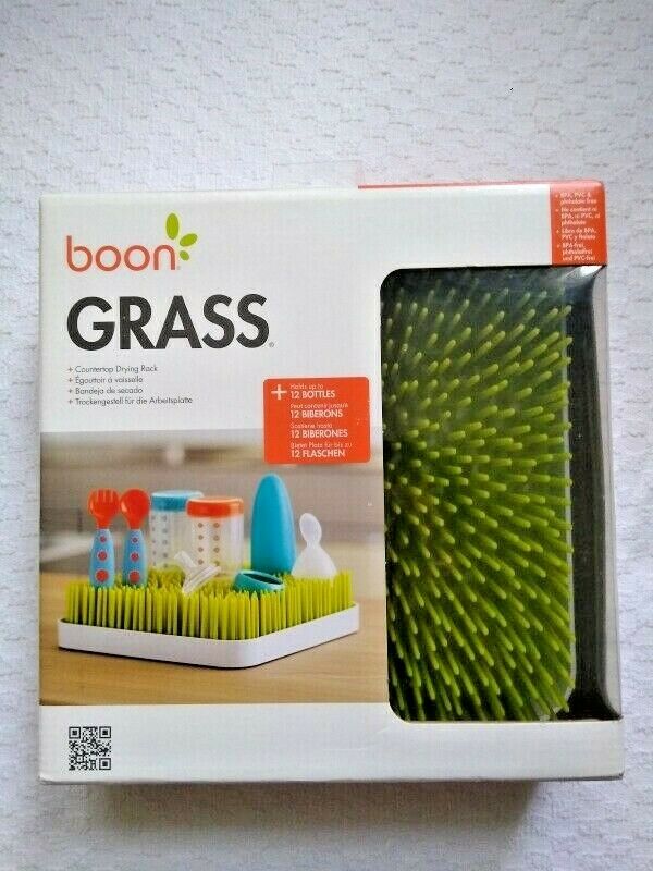 Boon Grass Countertop Drying Rack  Green