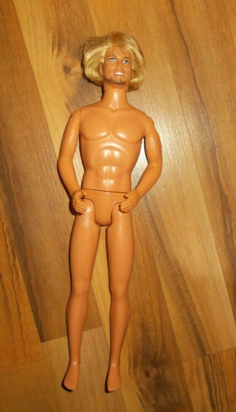 Shaving Fun Ken Barbie 1994 Mattel Color Change Beard Nude For Ooak