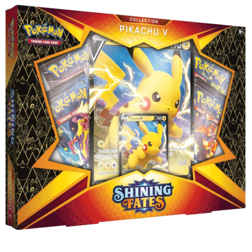 Pokemon Shining Fates Pikachu V Box